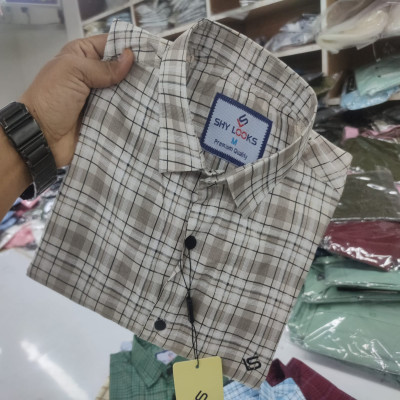 Cotton full Sleeve Check Shirt for Men's