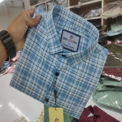 Cotton full Sleeve Check Shirt for Men's