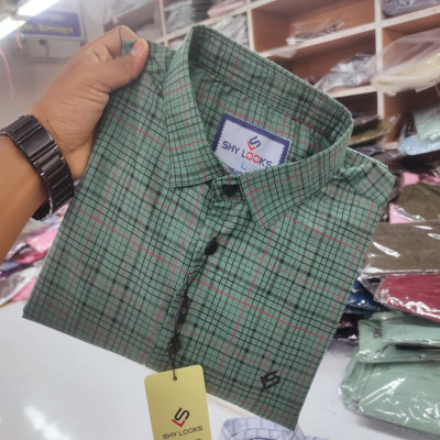 Cotton full Sleeve Check Shirt for Men's