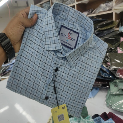 Cotton full Sleeve Check Shirt for Men's