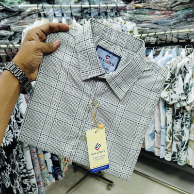 Cotton full Sleeve Check Shirt for Men's