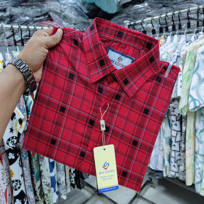 Cotton full Sleeve Check Shirt for Men's
