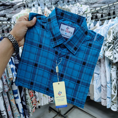 Cotton full Sleeve Check Shirt for Men's