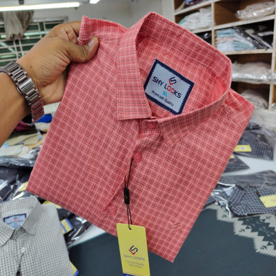Cotton full Sleeve Check Shirt for Men's