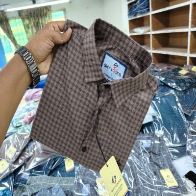 Cotton full Sleeve Check Shirt for Men's