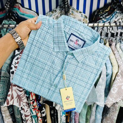 Pure Cotton Full Sleeve Check Shirt for Men's