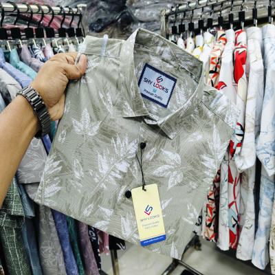Pure Cotton Full Sleeve Print Shirt