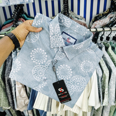 Pure Cotton Full Sleeve Print Shirt
