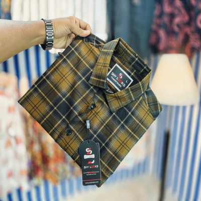 Cotton full Sleeve Check Shirt