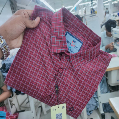 Cotton full Sleeve Check Shirt for Men's