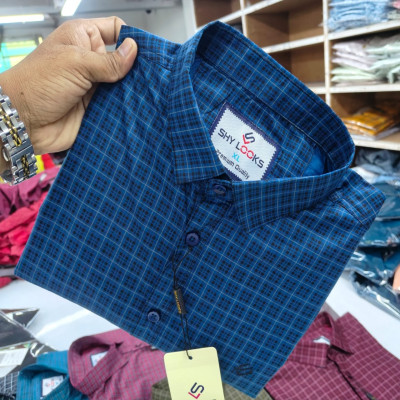 Cotton full Sleeve Check Shirt for Men's