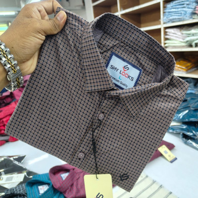 Cotton full Sleeve Check Shirt for Men's