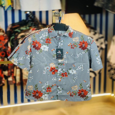 Boxy Fit Dropped Shulderd Half Sleeve Shirts
