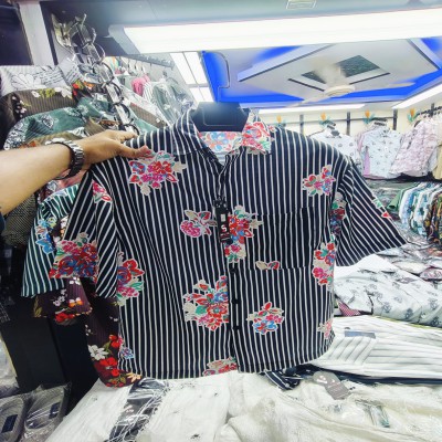 Boxy Fit Dropped Shulderd Half Sleeve Shirts