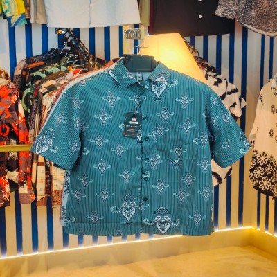 Boxy Fit Dropped Shulderd Half Sleeve Shirts