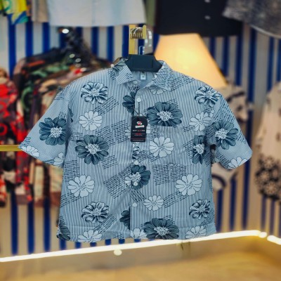 Boxy Fit Dropped Shulderd Half Sleeve Shirts